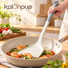 kalonpup™ Chef-Grade Culinary Series – Heat-Resistant Silicone Turner Spatula