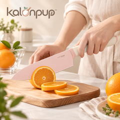 kalonpup™ Precision Cutting Series – Color-Coated Stainless Steel Kitchen Knife Set