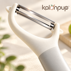 kalonpup™ Food Prep Series – Ergonomic Stainless Steel Vegetable and Fruit Peeler