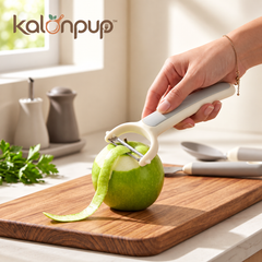 kalonpup™ Food Prep Series – Ergonomic Stainless Steel Vegetable and Fruit Peeler