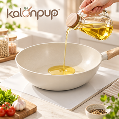 kalonpup™ Culinary Pro Series – Patent Flat-Bottom Non-Stick Frying Pan