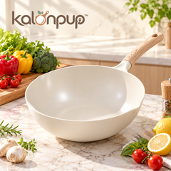 kalonpup™ Culinary Pro Series – Patent Flat-Bottom Non-Stick Frying Pan