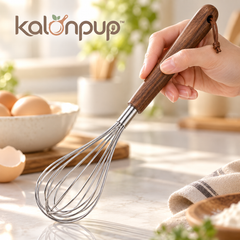 kalonpup™ Baker’s Choice Series – Stainless Steel Whisk and Mixing Bowl Set