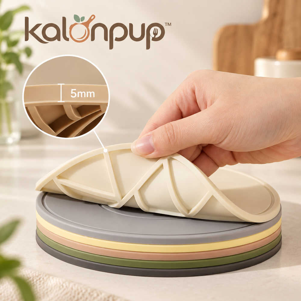 kalonpup™ Home Protection Series – 5mm Thickened Silicone Heat-Insulation Mat