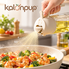 kalonpup™ Kitchen Smart Series – 2-in-1 Spray and Pour Oil Dispenser Bottle